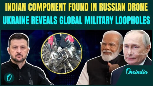 Indian Tech Found in Russian Drones as Moscow Sidesteps Sanctions with China, and Global Networks