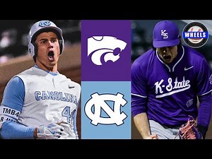 Kansas State vs #6 North Carolina Highlights (Great Game!) | 2025 College Baseball Highlights