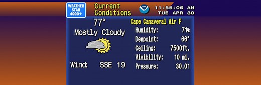 Get the weather like it’s the 90s in your browser
