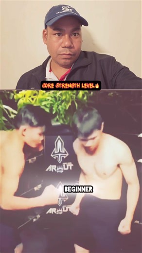 Invisible Core Level 😂 #fitwithbinesh #corestrength #youtubeshorts