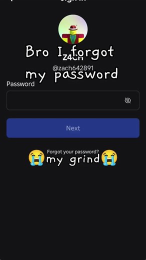 I forgot my pass and I can't log back...