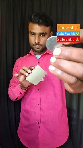 Coin Vanish Tutorial | Easy Magic Trick 🪄 #shorts