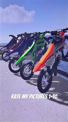 Taking over the pier in Roblox #dirtbike #yamaha #honda #ktm #kawasaki #roblox #photography