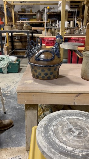 £200 off of all chicken speakers this weekend only! #openstudio #pottery #ceramics #studiopottery #saltglaze #handmade #madeinwiltshire #kitchenware #functionalceramics #pots #craft | Knighton Mill Pottery