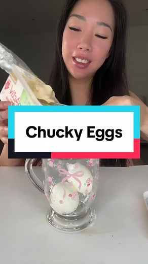 Chucky Eggs for breakfast today?? 👀👀👀👀 #eatwithgg #ggflavour #mukbang #foodtok #breakfast