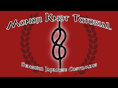 Monoji Knot Tutorial | Sengoku Japanese Costuming