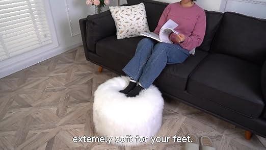Extremely soft foot rest