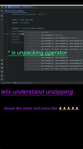 🤯 Python's Unzip Function: జంటలను తిరిగి List లోకి ఎలా మార్చాలి! 🐍