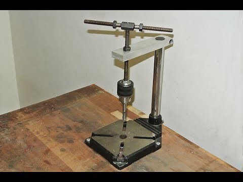 Tapping Guide attachment for existing Drill Press stand