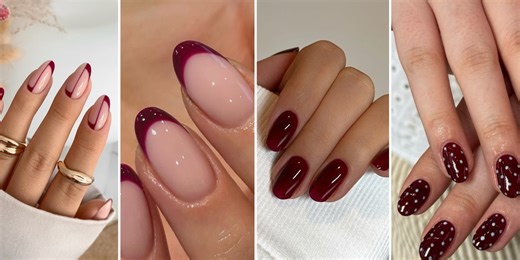 16 ways to wear burgundy nails (and none of them are basic)