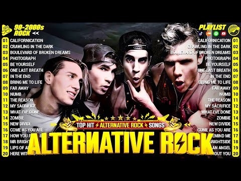 Best of Alternative Rock 90s & 2000s 🎶 Red Hot Chili Peppers, Evanescence, Keane, Oasis, The Killers