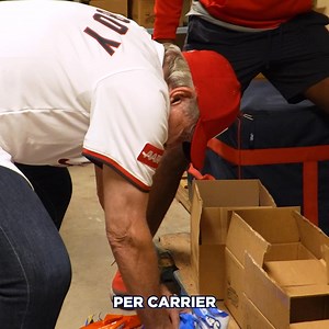 the CUTEST bat boy in baseball ❤️ The Nationals and AARP partnered to make 72-year-old Vince Dantone our honorary bat boy as a part of Wish of a Lifetime! | Washington Nationals