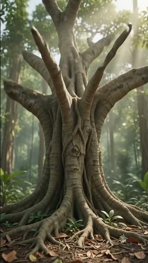 🌳 The Life of a Banyan Tree in 10 Seconds | AI Time-Lapse #Shorts