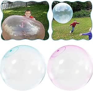 Water Bubble Ball Balloon Inflatable Water-Filled Soft Rubber Ball for Outdoor Beach Pool Party - X-Large