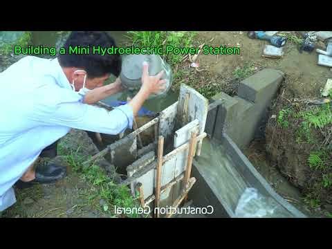 With Simple Materials – I Created a Super Powerful Mini Hydroelectric Power Plant