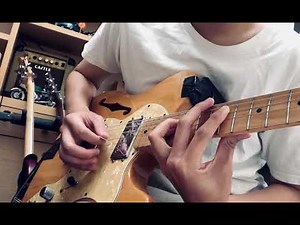 Fender Telecaster Thinline 72 Mexico (tone test demo)