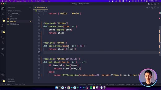 Python FastAPI Tutorial： Build a REST API in 15 Minutes