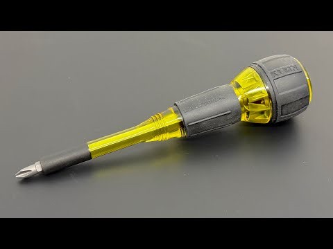 Klein Tools 32961A Tru-Grip Screwdriver With Stubby