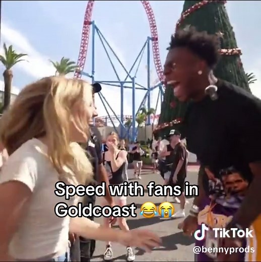 IShowSpeed's Adventure at Gold Coast Theme Parks