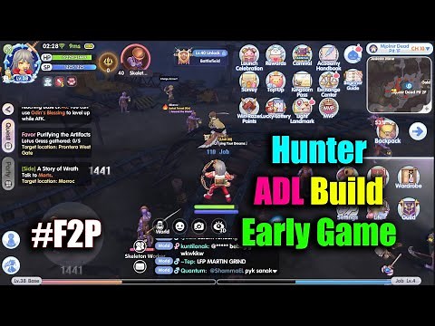 Ragnarok X Next Generation Hunter Build ADL Type Early Game