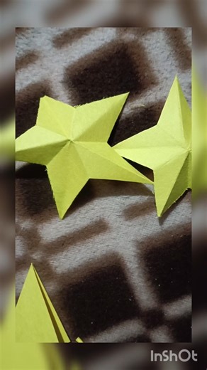 How To Make 3D paper Start ⭐✨#shortvideo #paperart 💞🥰#craft #diy