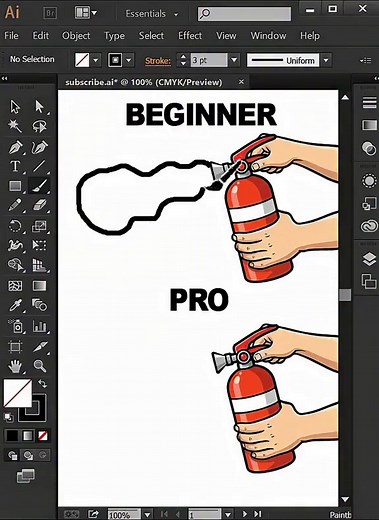 Adobe Illustrator Tutorial: Beginner vs Pro