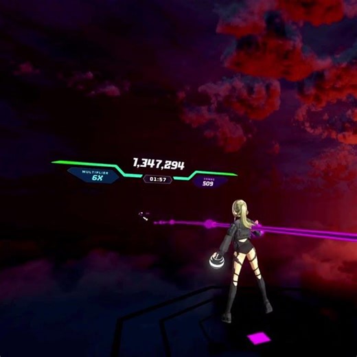 🎶⬆️Synth Riders - Turn It Up - Armin Van Buuren - Custom #synthriders #vr #shorts #rhythmgame