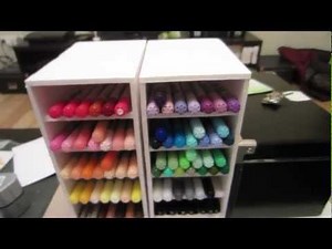 Copic Marker update + New Copic storage system