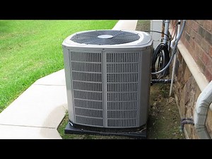 New 2020 American Standard Silver Air Conditioner Running
