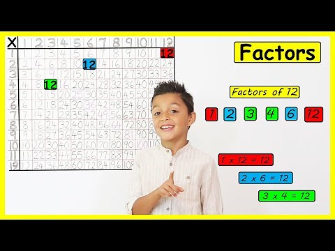 Factors of numbers | Times tables | Find a factor of a number | Maths with Nile
