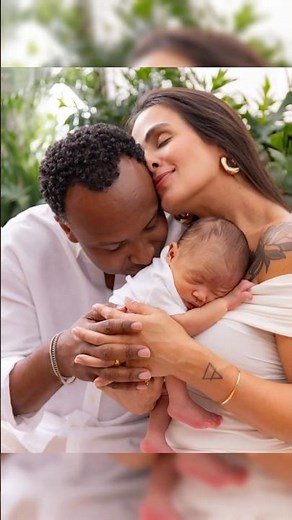 Carol Peixinho and Thiaguinho celebrate their son Bento's first month