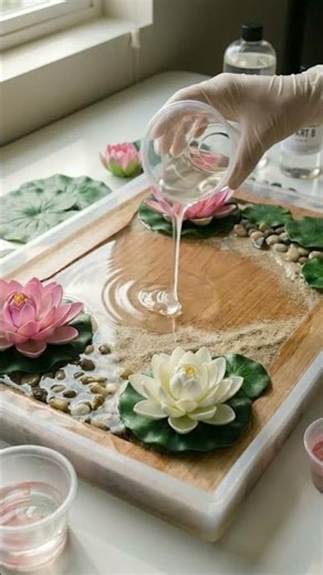 Bringing a little piece of nature indoors! 🪷✨