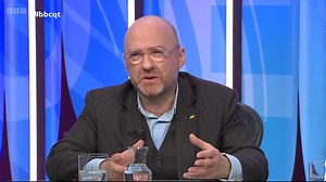 “What this is at root… is a long-standing, generational misjustice” Scottish Greens’ Patrick Harvie believes a multilateral ceasefire “must happen”, and calls with withdrawal of aid to the UNRWA “obscene” #bbcqt bit.ly/3w8ovnh | BBC Question Time