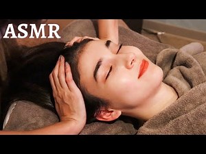 ASMR Ear Massage by Nicest Japanese Lady Soft Whispering / Head massage