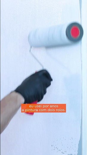 Pintura com 2 rolos: mais produtividade e acabamento profissional