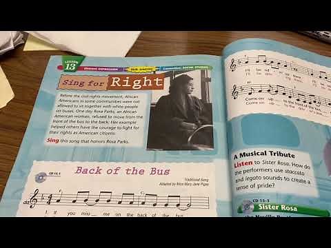 Back of the Bus- song about Rosa Parks