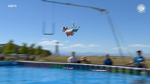 63K views · 1K reactions | Boom Boom takes the Lap Class crown with this winning air retrieve jump at the 2024 Diving Dogs Premier Cup! | American Kennel Club | Facebook