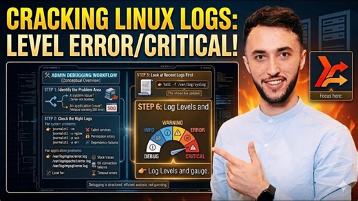 Linux Logs Explained | /var/log, journalctl Real Debugging Guide | Linux Tutorial #linuxbasics | Max Academy
