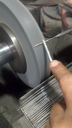 Precision shaping of dental probe needle ensures accuracy, strength, and smooth finish 🔧