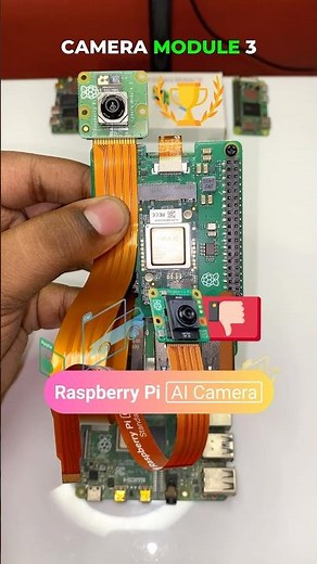 Raspberry Pi Camera Module 3 with Sony IMX708 Image Sensor! AI Camera Killer #shorts #gadgets #tech