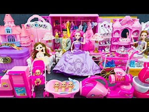 18 Minutes Satisfying Unboxing Cute Princess Bedroom Wardrobe Dress Up Playset ASMR | Review Toys