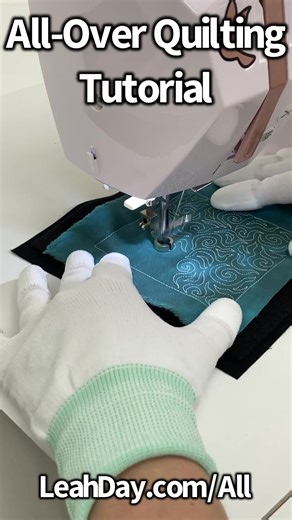 All Over Quilting Hot Hot Spiral! This would be a great choice for a baby quilt and a perfect skill-builder for spirals. Find more All Over Quilting Designs at LeahDay.com/All #quilting #freemotionquiltingproject #leahdayquilting #freemotionquilting #machinequilting #machinequilter #ilovequilting #quiltingfun #quiltingfriends #quiltingidea #quiltingtutorial #quiltingtoday #quiltingpatterns #quiltingdesigns #quiltinglife #quiltingisawesome #quiltingismyfavorite #art #homemachinequilting #icanquil