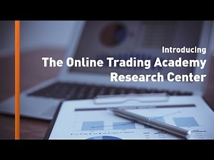 Introducing the Online Trading Academy Research Center