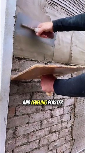 Perfect Wall Plastering Technique Using Stainless Steel Plastering Trowel