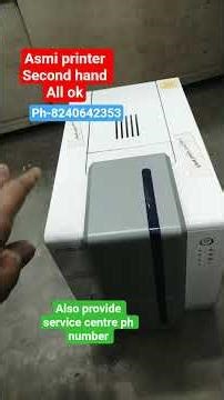 Urgent Sale: Asmi / Evolis ID Card Printer | Fully Working Second Hand,for Sale (Working Condition)