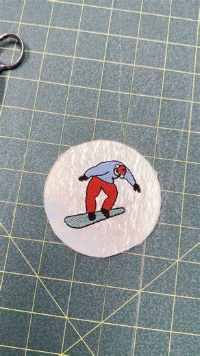 Let's Make Winter Sports Embroidered Patches!