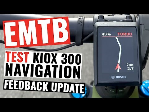 Kiox 300 Navigation im Test & Feedback zum Bosch E-Bike Update