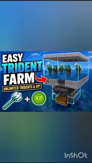 🔥 EASY Minecraft Trident Farm Tutorial! Unlimited Tridents &