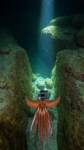 Dumbo Octopus POV: Exploring the Darkest Deep-Sea Caves 🐙🌊