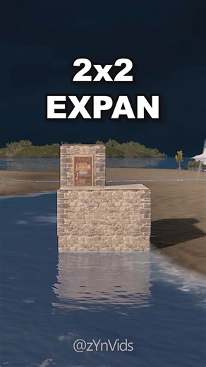 The ultimate 2x2 expansion base design in #rust #rustbase #rustgame #rustclans #gaming